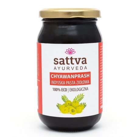 SATTVA AYURVEDA Indyjska pasta ziołowa CHYAWANPRASH 500g